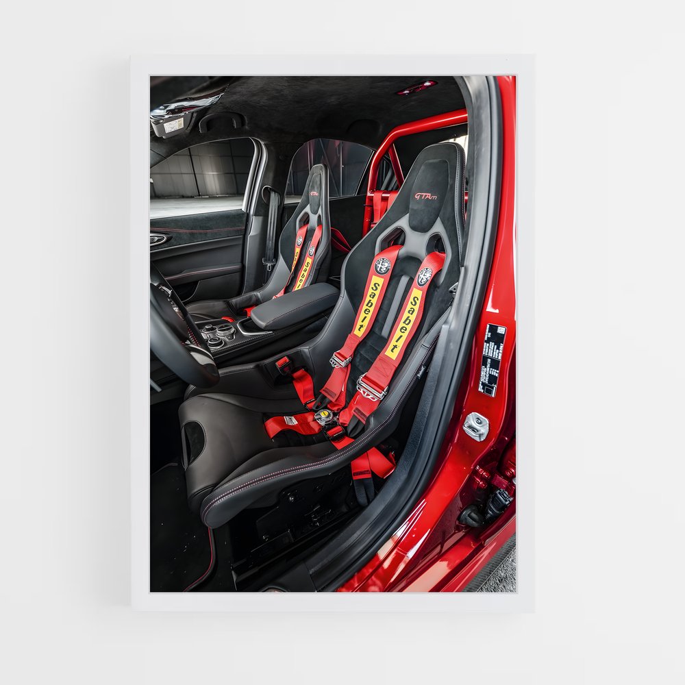Poster Inside the Ferrari – affiche Alfa Romeo (vue 3)